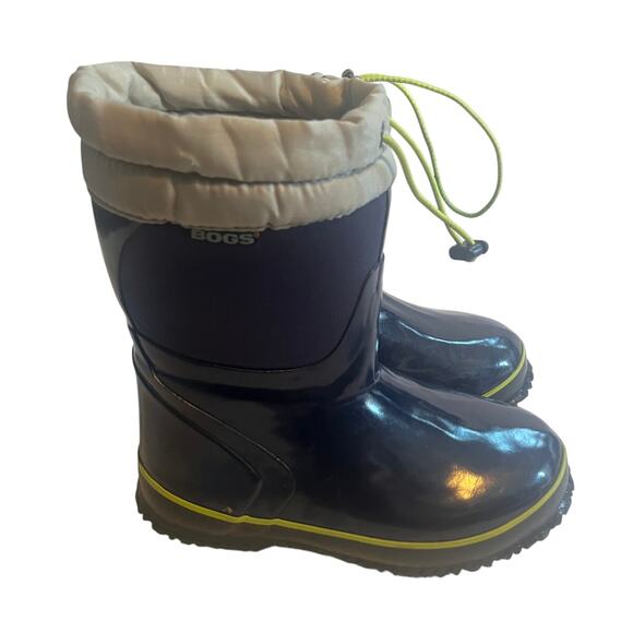 Bogs mckinnley drawstring boots blue size 2 - Picture 1 of 7